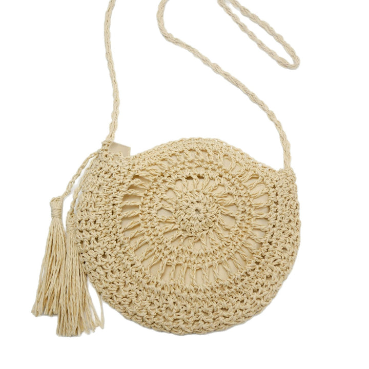 Hand-knotted shoulder bag with tassels Stornfield