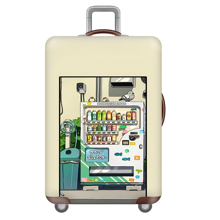 Unisex Hard-shell Suitcase with Impressive Futuristic City Design Stornfield