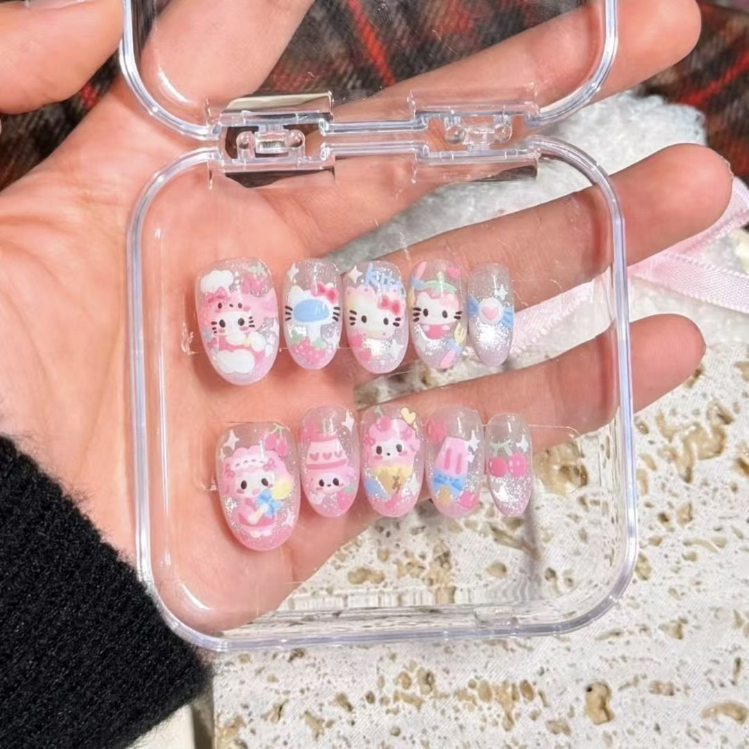 Creative Cartoon Press-On Nail Art Stornfield