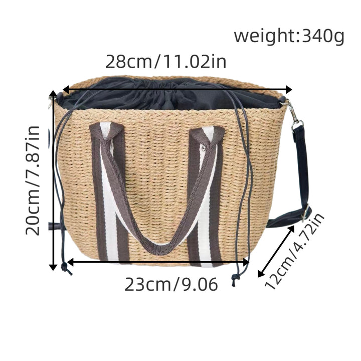 Handmade Crossbody Bag Made of Braided Material with Removable Shoulder Strap Stornfield