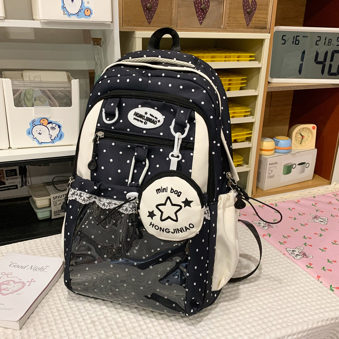 Charming Polka Dot Backpack Stornfield
