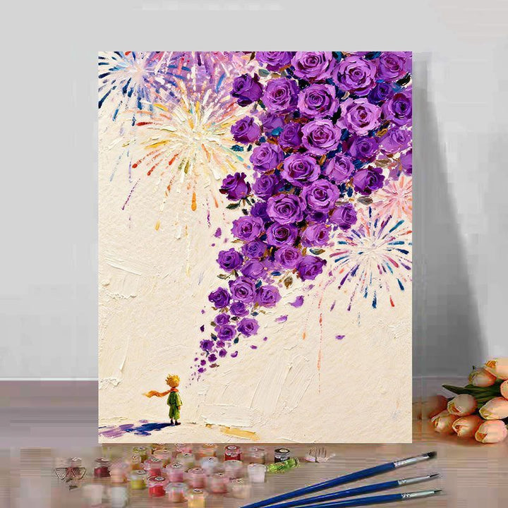 Floral Fantasy Art Canvas Print Stornfield