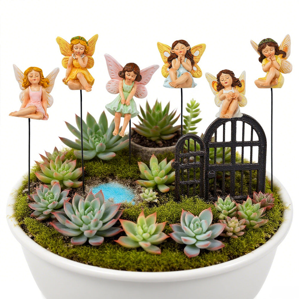 Decorative Fairy Figurine Stakes