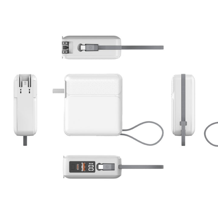 Compact quick-charge power bank with LCD display and integrated safety technology Stornfield