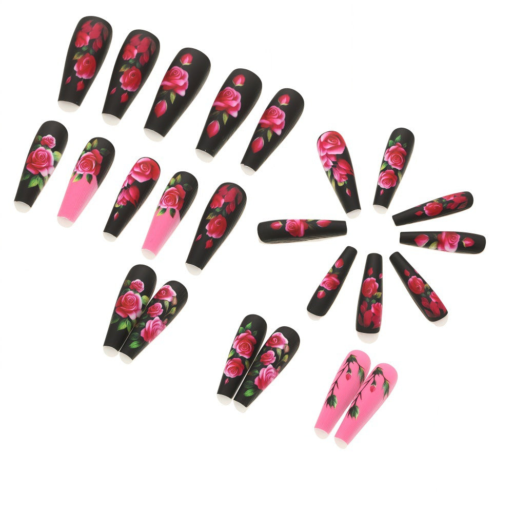 Artistic Rose Nail Tips Stornfield