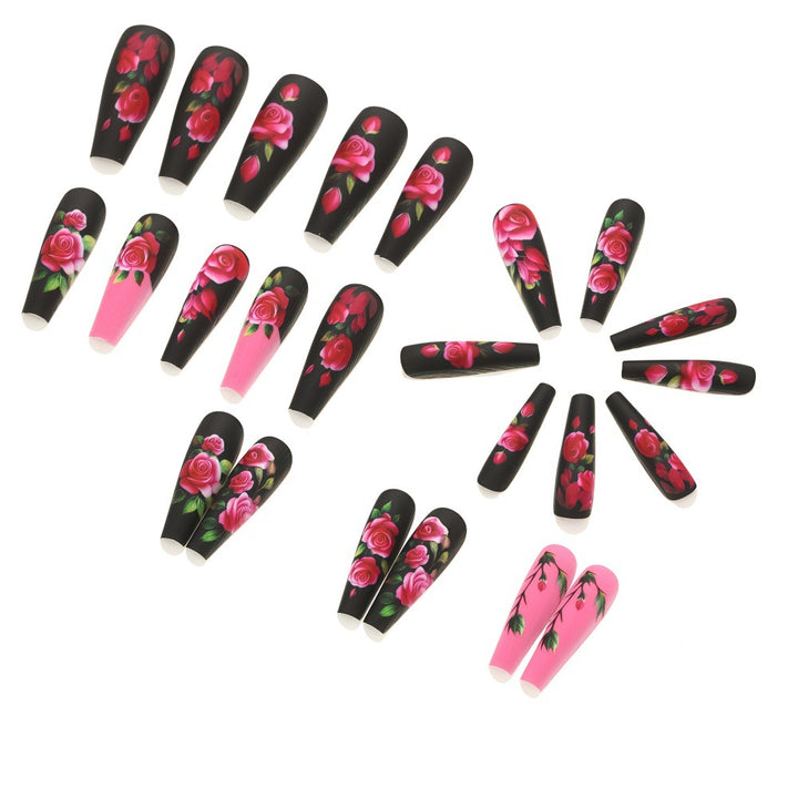 Artistic Rose Nail Tips Stornfield