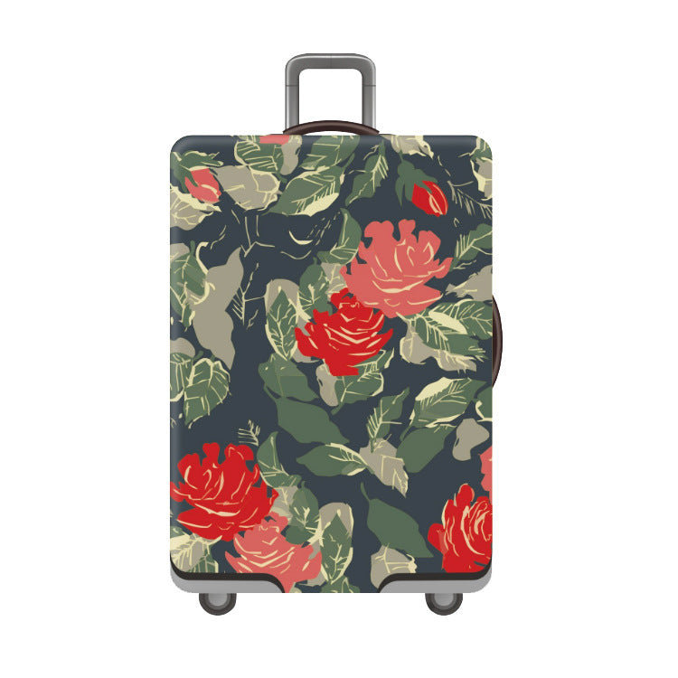 Tropical Leaf Print Hard Shell Luggage Stornfield