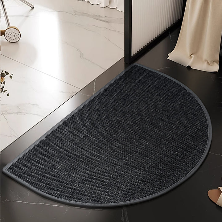 Half-Moon Decorative Entry Mat for Home