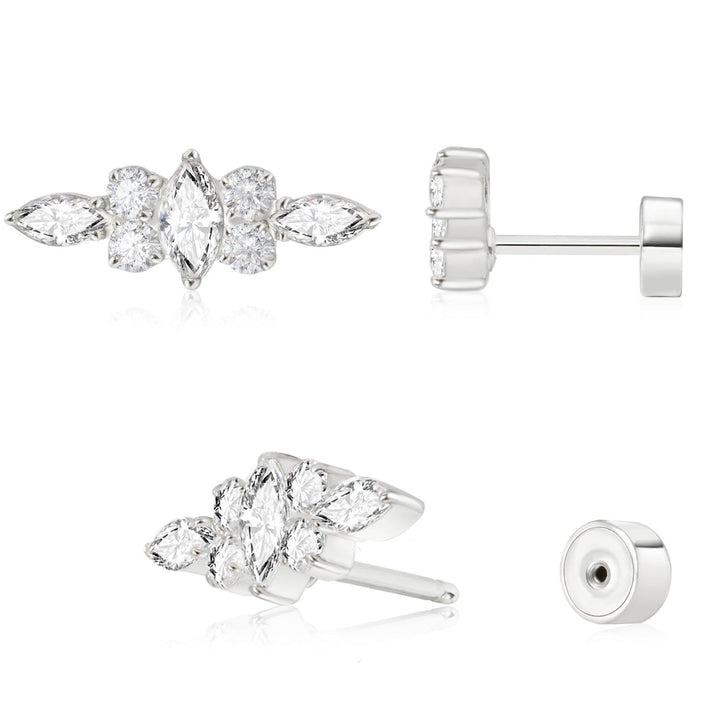 Ear studs with flat back | Stornfield