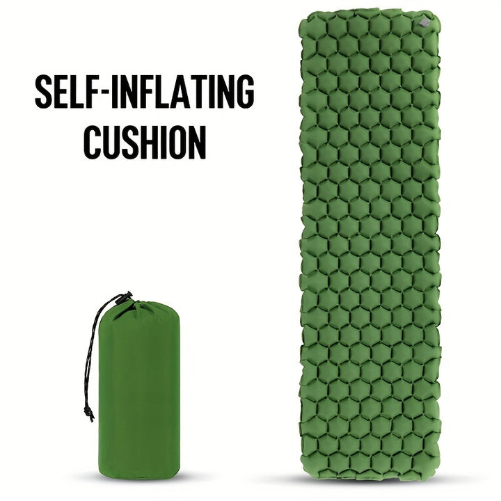 Inflatable Comfort Camping Mat With Ergonomic Air Cushions Stornfield