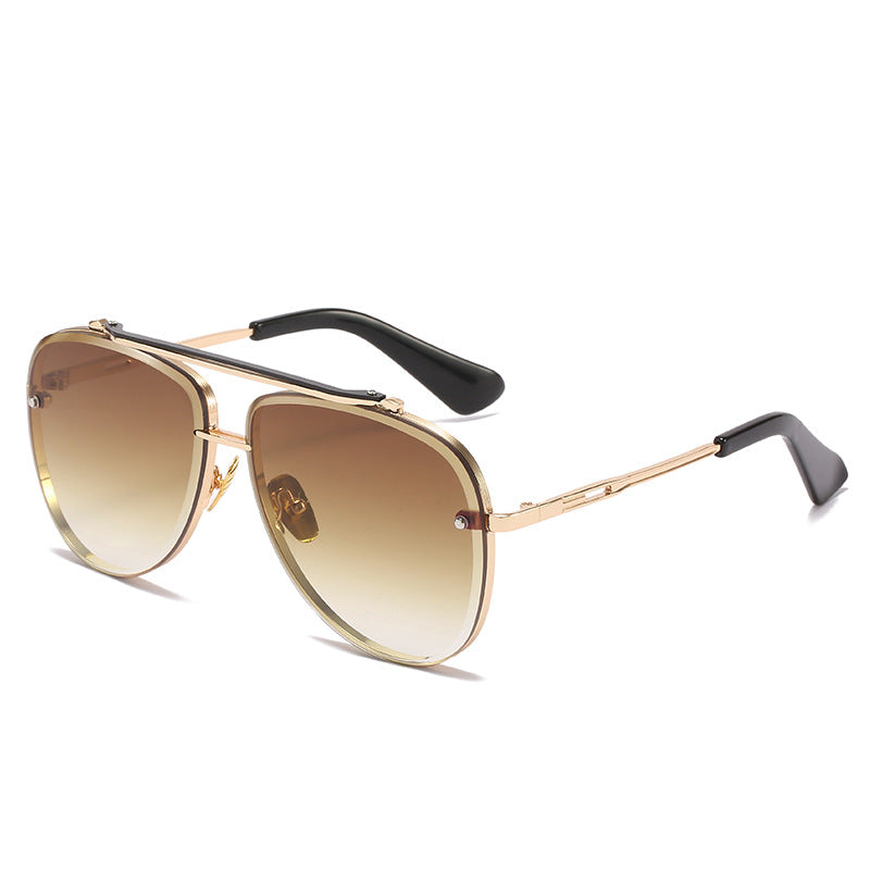 Women's Oversized Pilot Sunglasses with Adjustable Nose Pads and High-Quality Metal Frame Stornfield