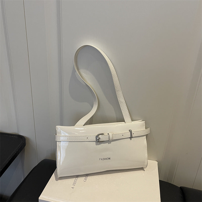 Elegant Patent Leather Crossbody Bag