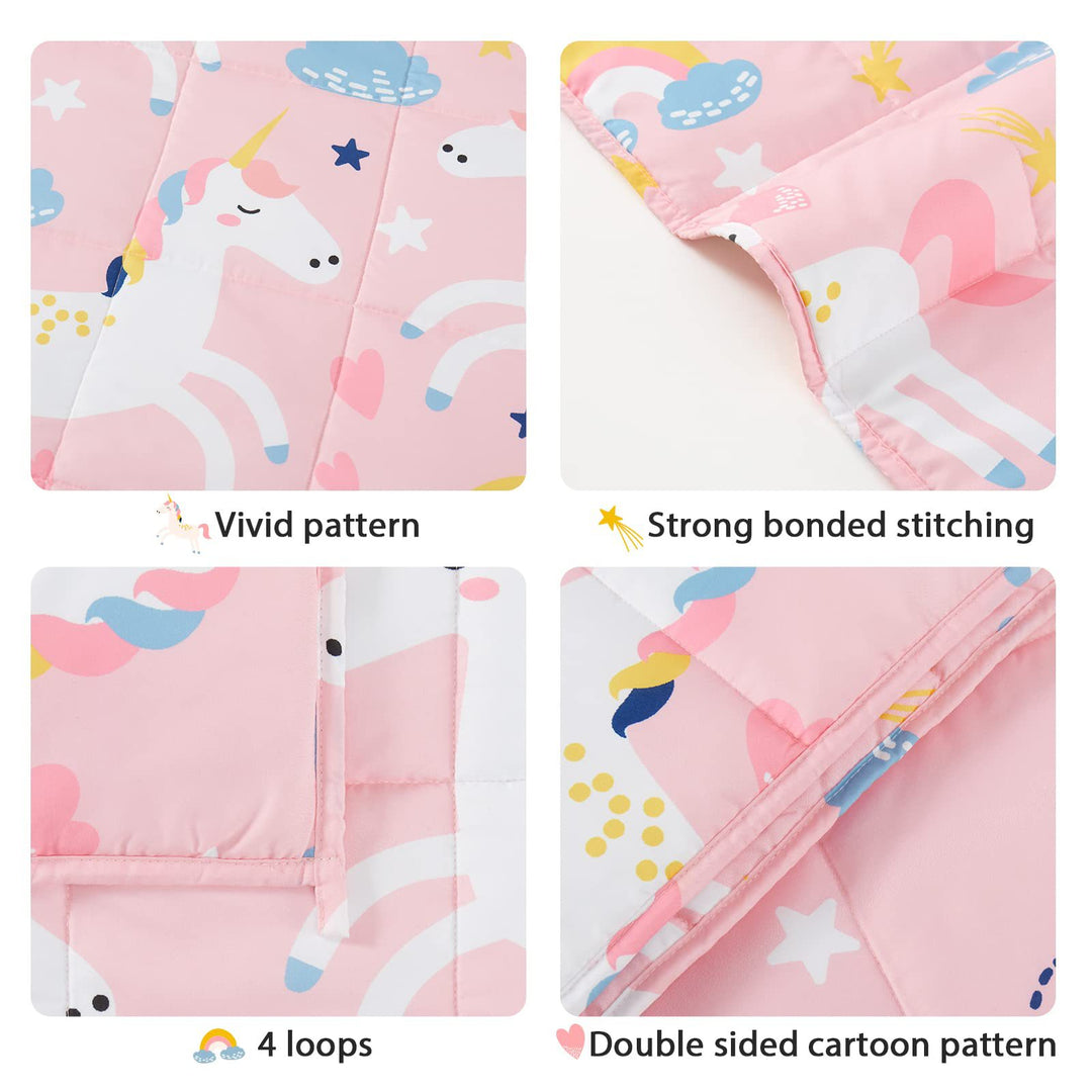 Child's blanket with colorful dinosaur motif Stornfield