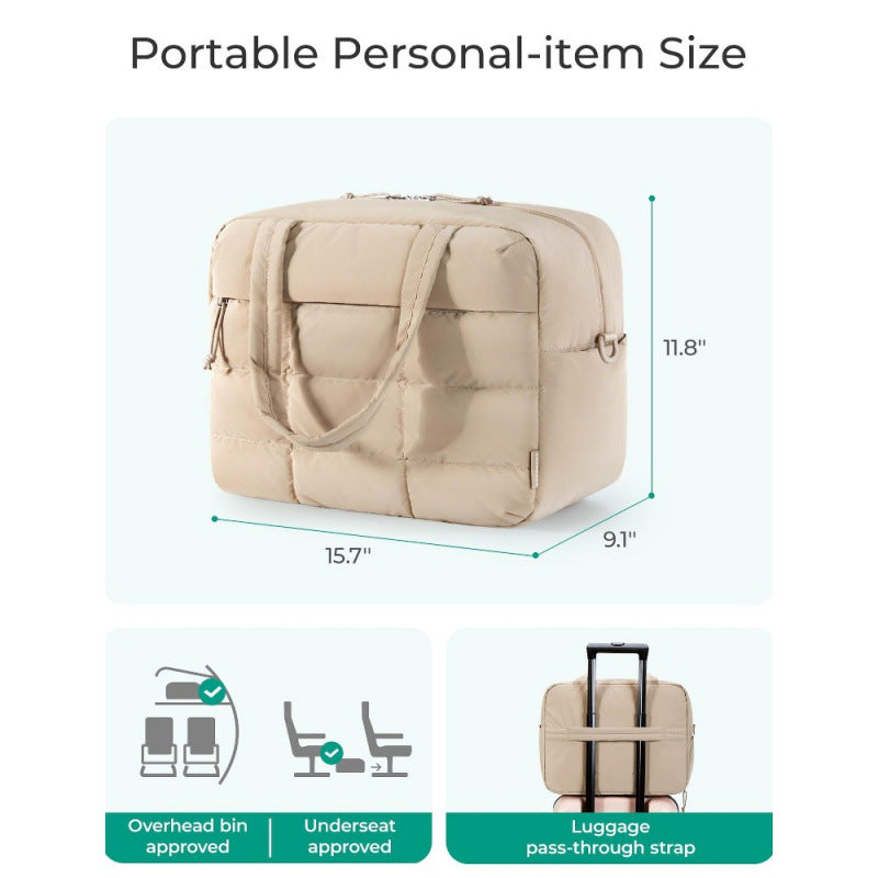 Multi-Functional Quilted Gym Duffel Bag Stornfield