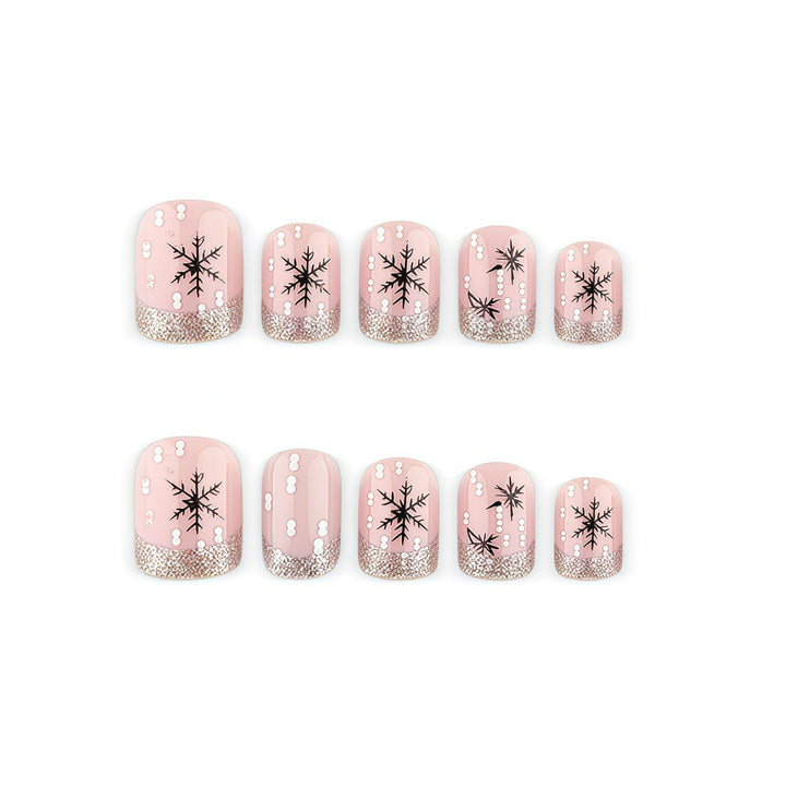 Decorative artificial nails in winter design Stornfield