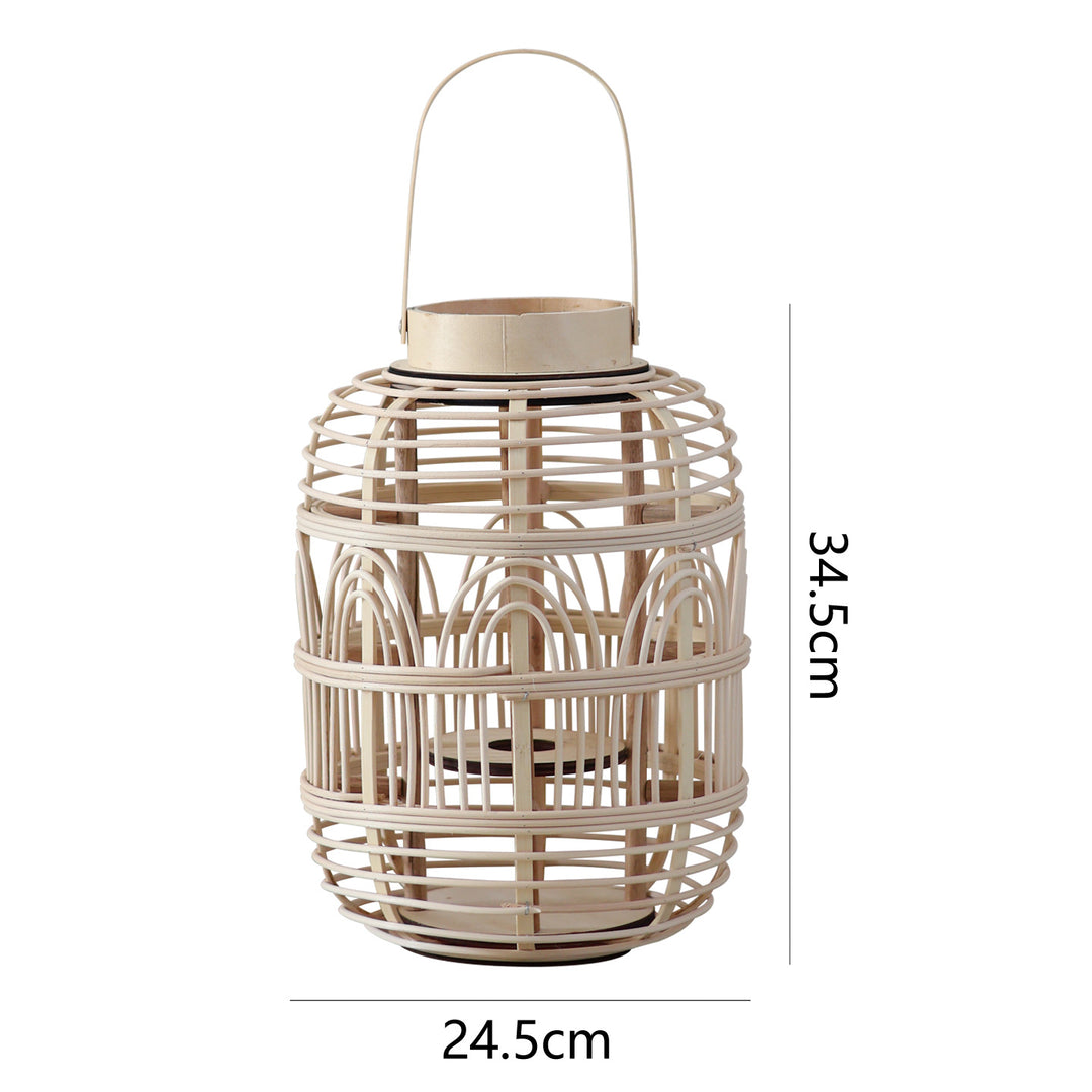 Decorative Rattan Lantern Stornfield