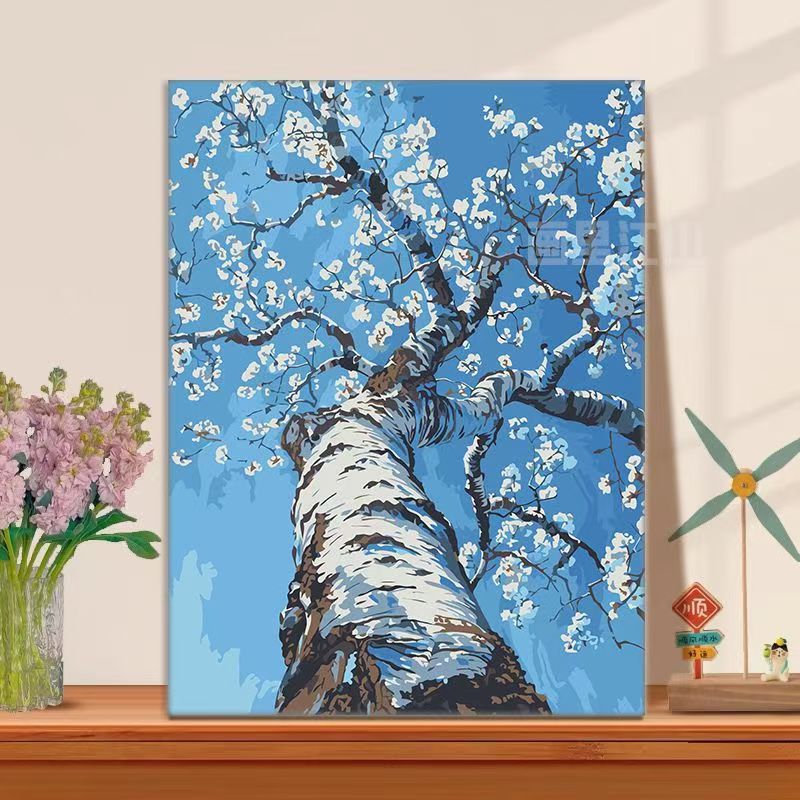 Floral Tree Illustration Canvas Art Stornfield