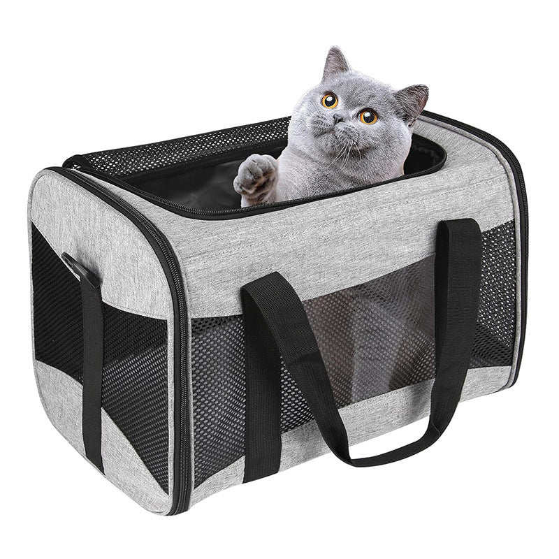 Pet carrier bag with breathable mesh windows Stornfield
