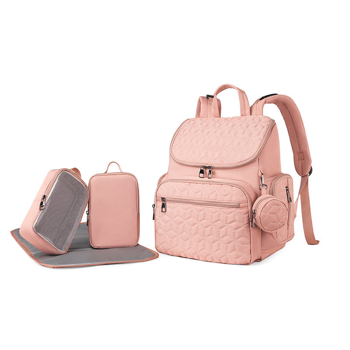 Quilted Multi-Compartment Travel Backpack Stornfield