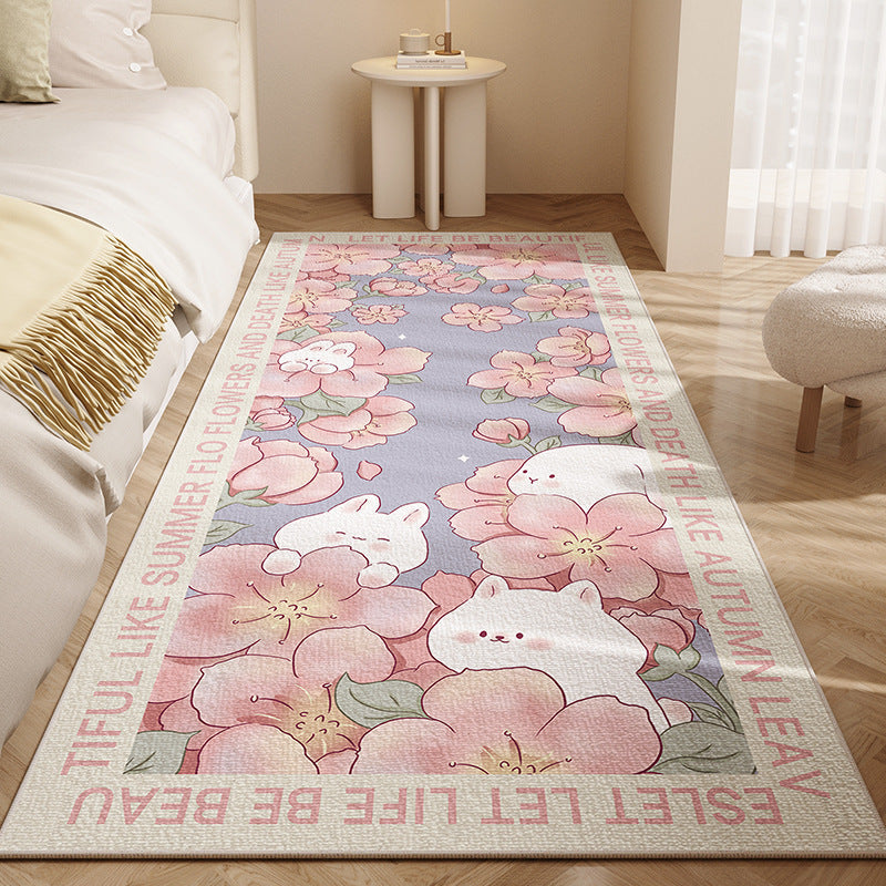 Floral Design Area Rug