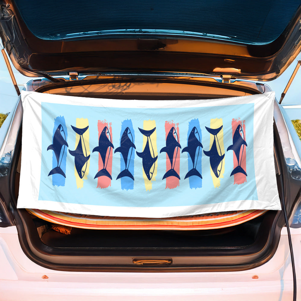 Trunk mat with creative flamingo design Stornfield