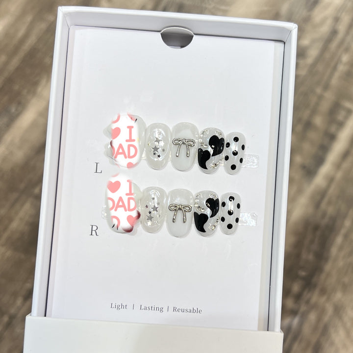 Cartoon-Themed Decorative Press-On Nail Set Stornfield