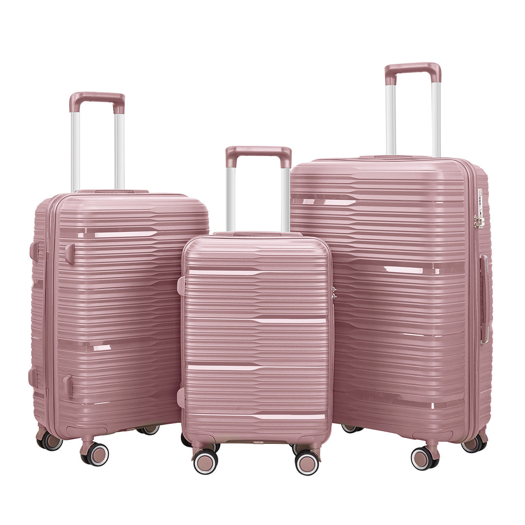 Women's Stylish Textured Hard Shell Luggage Set Stornfield