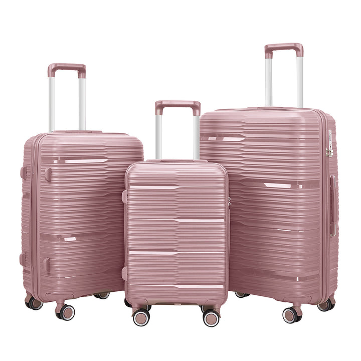Women's Stylish Textured Hard Shell Luggage Set Stornfield