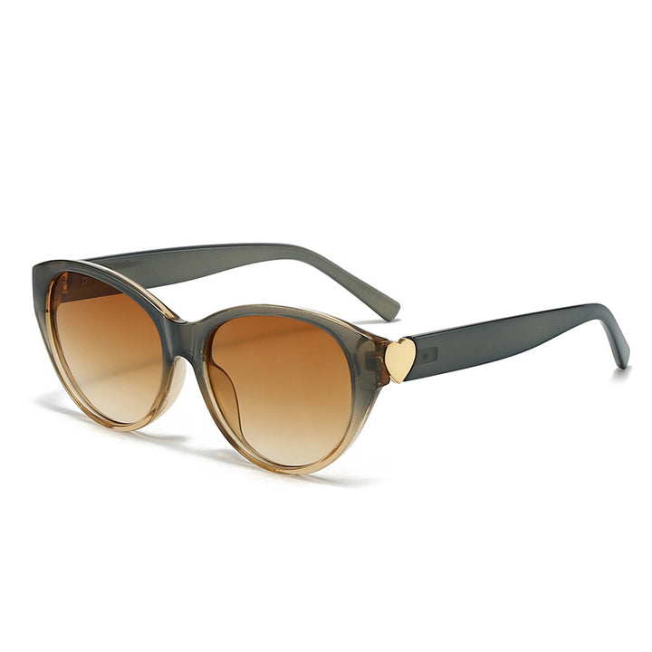 Women Cat-Eye Sunglasses with Heart Design Stornfield