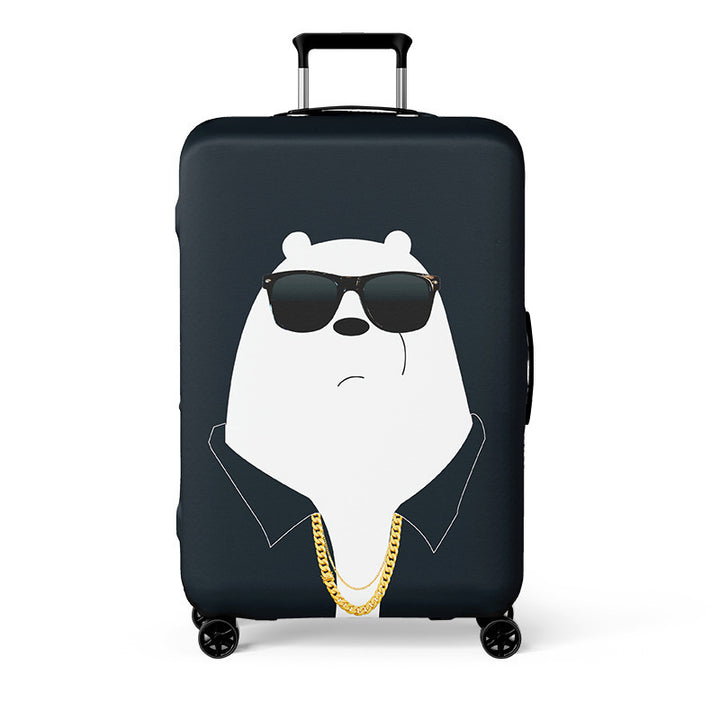 Women's Hardshell Travel Suitcase with Unique Bear Design Stornfield