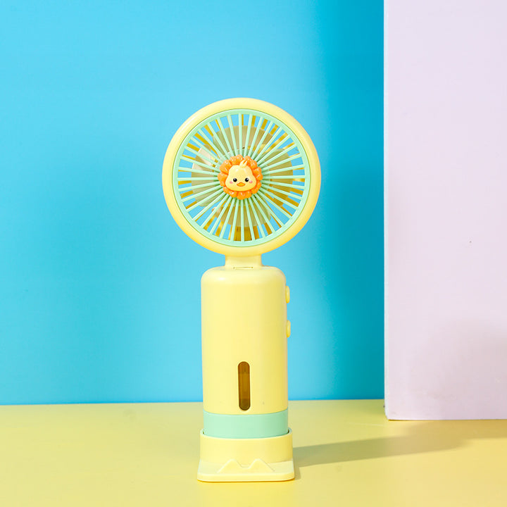 Women's Portable Mini Hand Fan with Cute Animal Design Stornfield