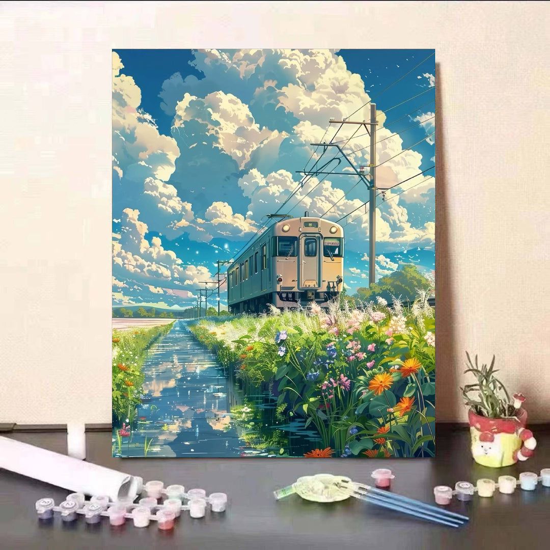 DIY Scenic Landscape Paint by Numbers Kit Stornfield
