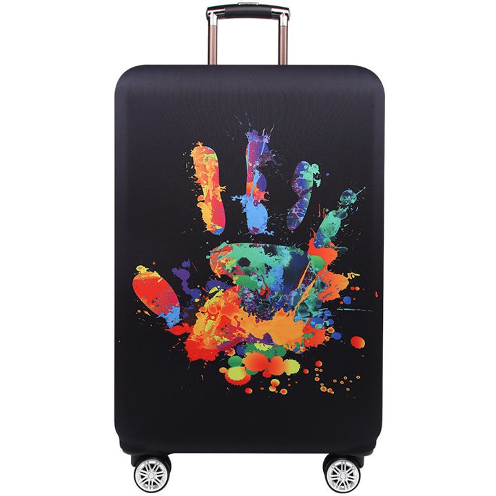 Ladies hard shell suitcase with elegant pattern print Stornfield