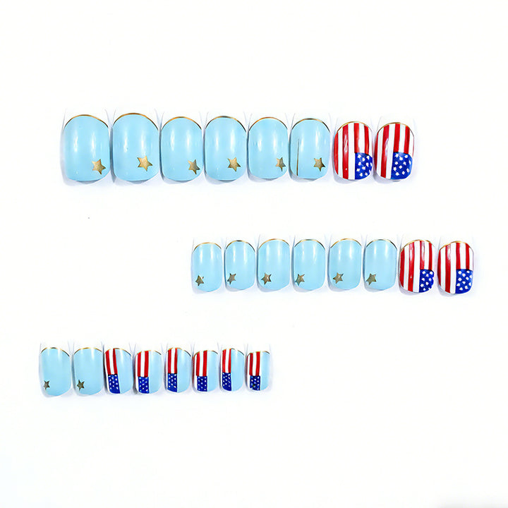 Patriotic Themed Nail Art Stornfield