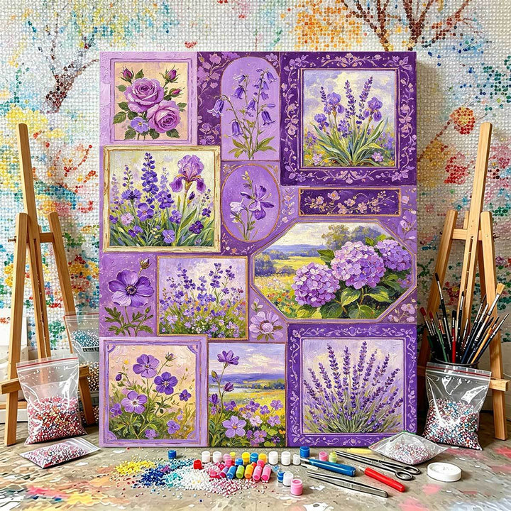 DIY Flower-Themed Paint by Numbers Kit Stornfield