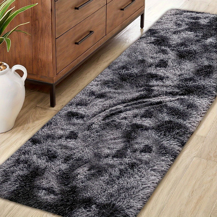 Plush Textured Runner Rug