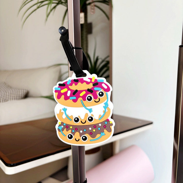 Fun Donut-Themed Luggage Tag Stornfield