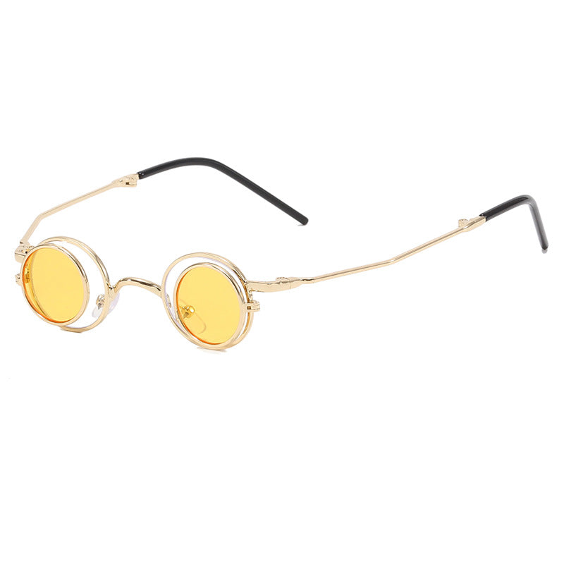 Women's Fashion Round Sunglasses with Elegant Metal Frame Stornfield
