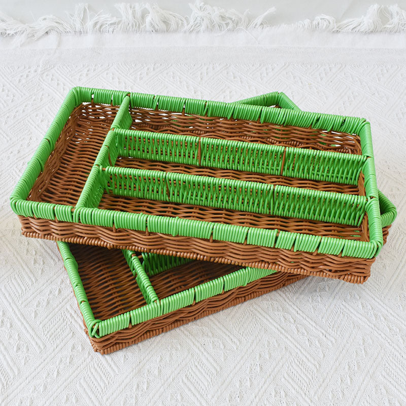Stylish Multi-Compartment Woven Storage Organizer Stornfield