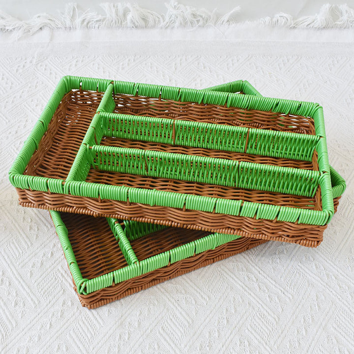 Stylish Multi-Compartment Woven Storage Organizer Stornfield