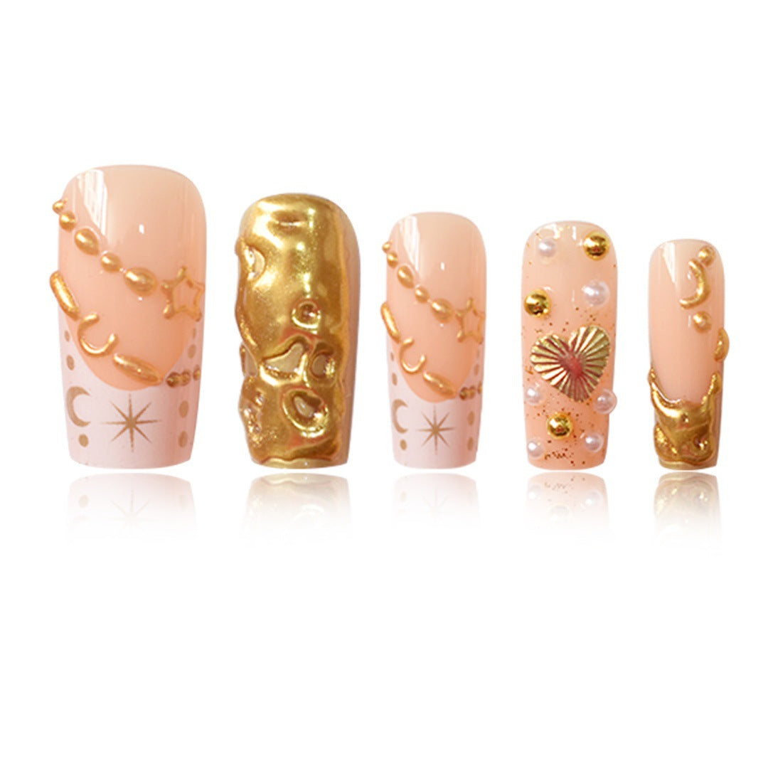 Premium Decorative Press-On Nail Art Stornfield