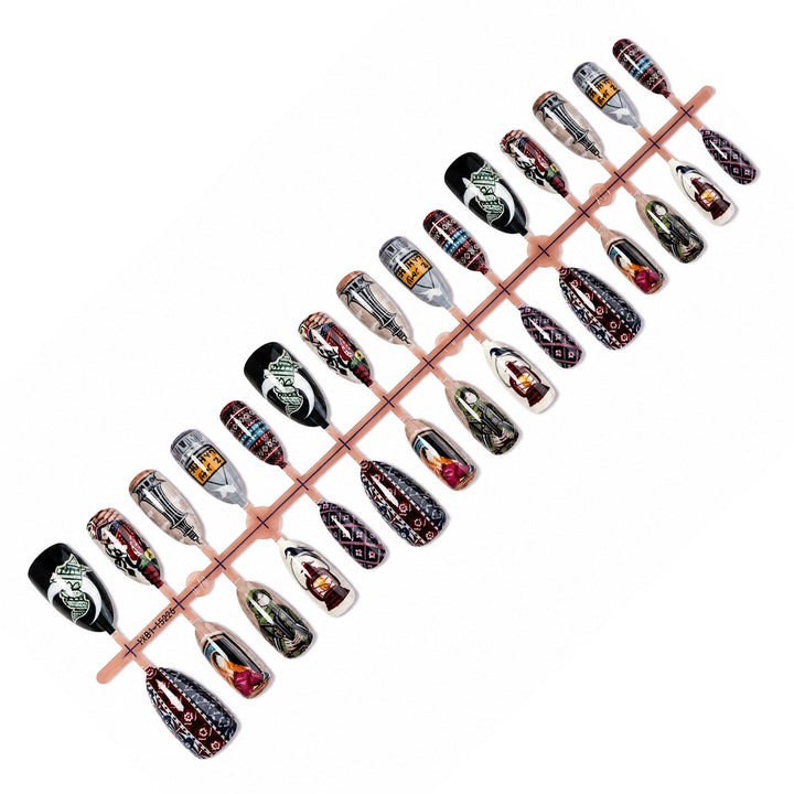 Artificial Nail Collection with Cultural Designs Stornfield