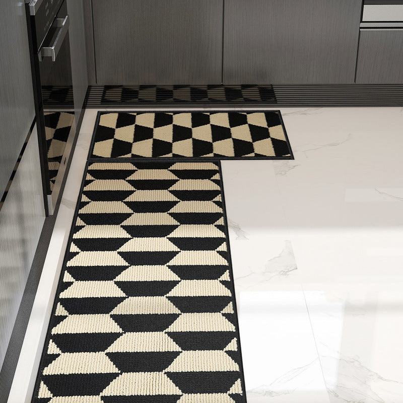 Geometric Pattern Kitchen Runner