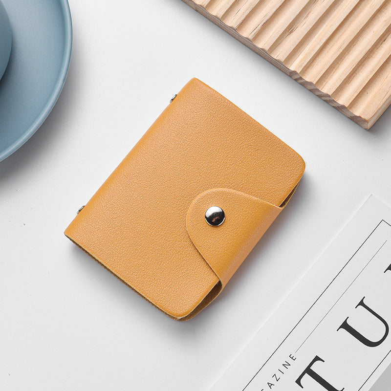 Compact Leather Cardholder Wallet Stornfield