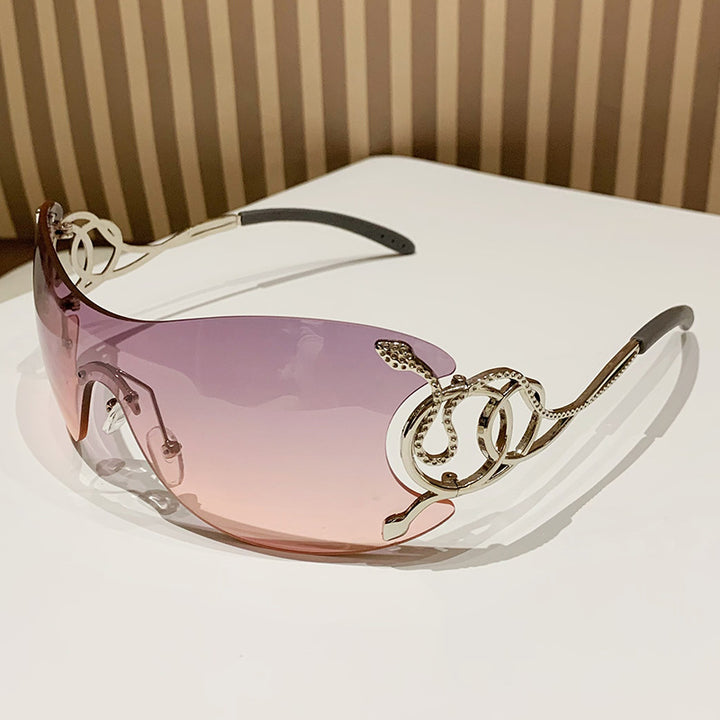 Women’s futuristic sunglasses with playful design Stornfield