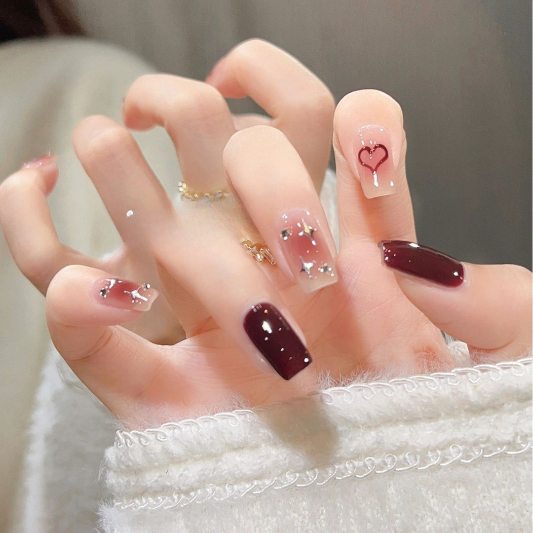 Glitter Ombre Press-On Nails Stornfield