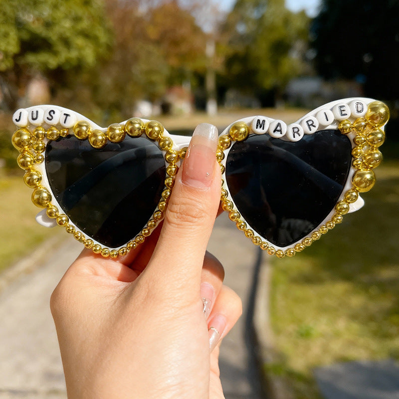Decorative Heart-Shaped Party Sunglasses Stornfield