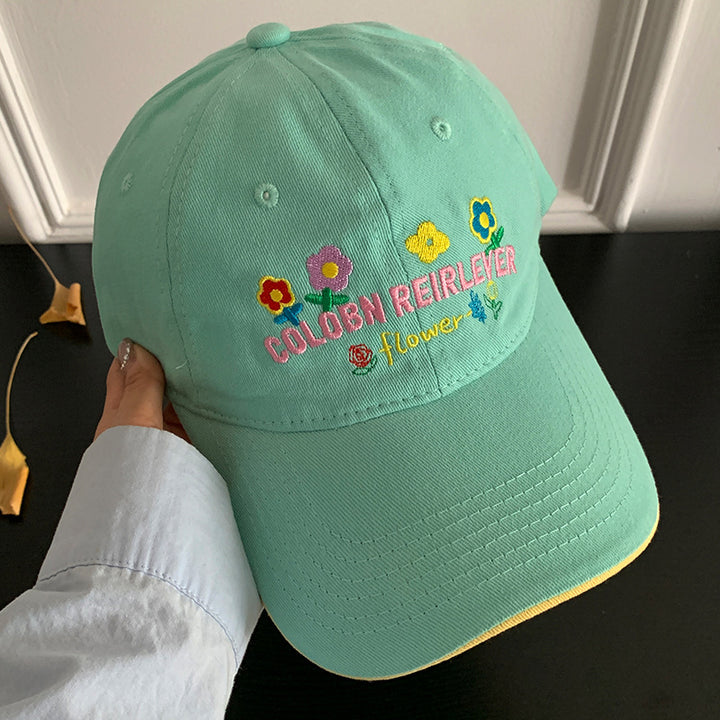 Women's Floral Embroidered Adjustable Cap Stornfield