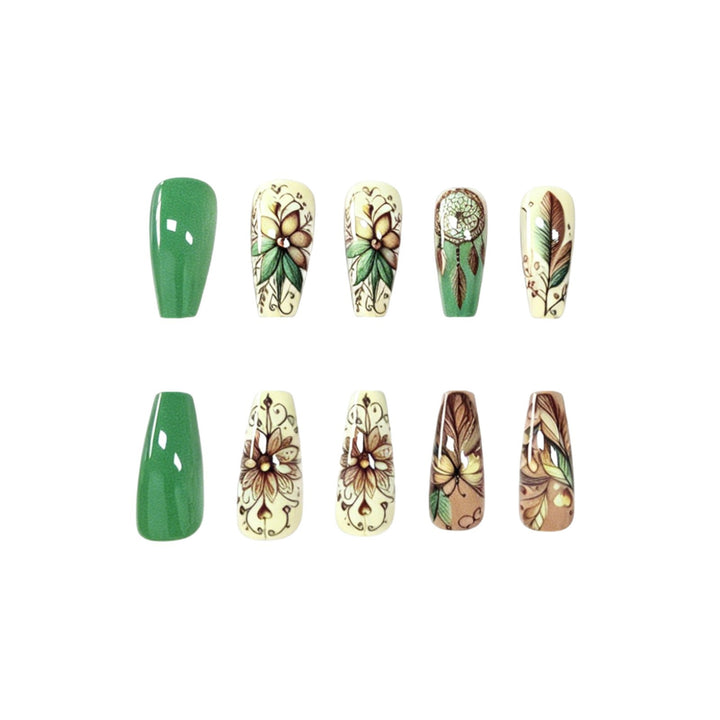 Floral-Inspired Articulated Nail Enhancements Stornfield