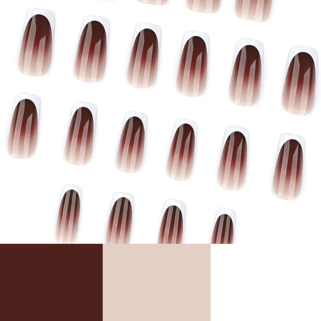 Artful Nail Extensions with Elegant French Tip Stornfield
